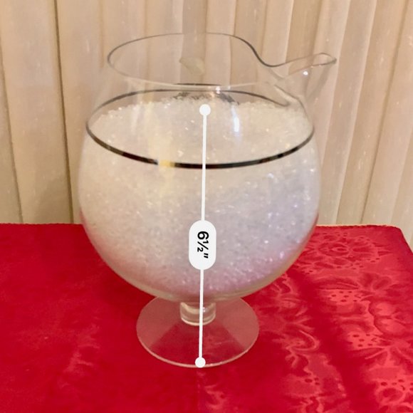 25th Silver Anniversary Brandy Glass w/Ice Lip - Picture 8 of 8